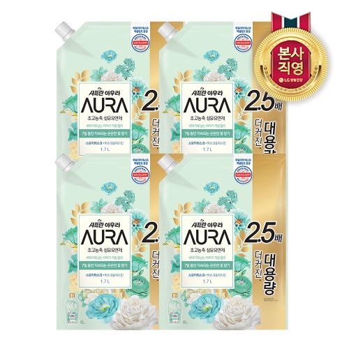 샤프란 아우라 스모키 머스크 리필 1.7L