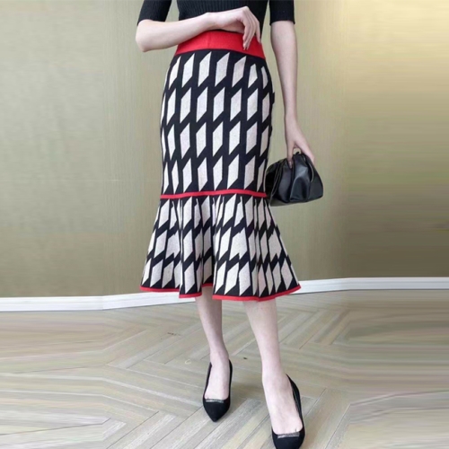 예안나 예안나 니트스커트기하학 자카드니트스커트 YEC1016