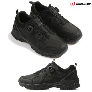 월드컵 이글스 남성운동화 올블랙 사계절 신발 다이얼 시스템