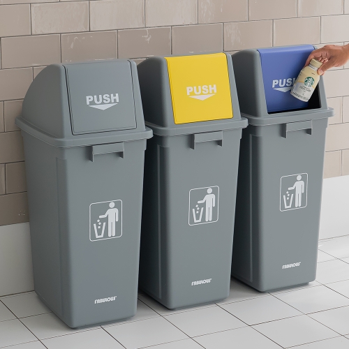 시즈세븐 FABULOUS 리사이클 분리수거함 75L