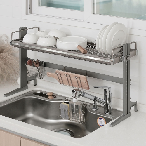 퀸넥스 T-스마트 기둥식 스탠드형 식기건조대 900