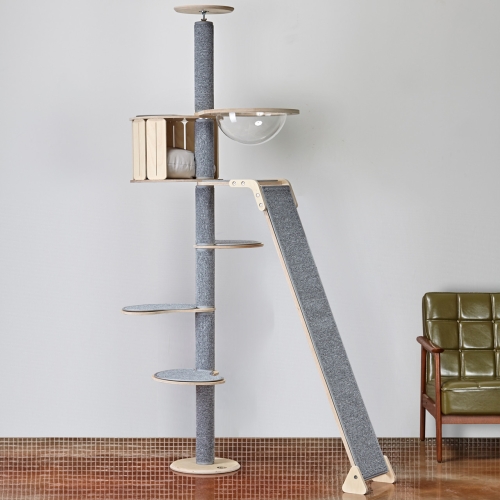 캣츠드림 원목 캣폴 일반스탭 set