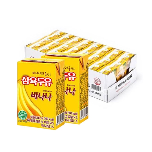 삼육식품 바나나 두유 140ml [48개] - 에누리 가격비교
