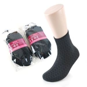 크로바 요술버선남성블랙중목 요술버선 보온 방한 덧버선 겨울 양말
