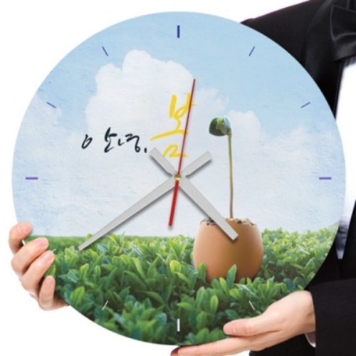 꾸밈  tj015 안녕봄인테리어벽시계