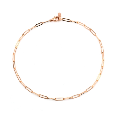 14K 발찌 심플 클립체인 발찌 JNA23107