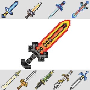 디폼블럭 칼15 만들기 패키지 도안 포함