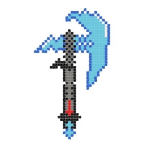 디폼블럭 무기2 만들기 패키지 도안 포함