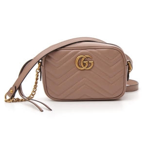 구찌 GG 마몽 마틀라세 미니백_448065 DTD1T 5729