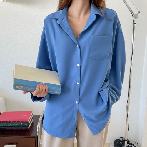 아이우먼 빅사이즈 109 여리버튼오버포켓셔츠 DEZE729