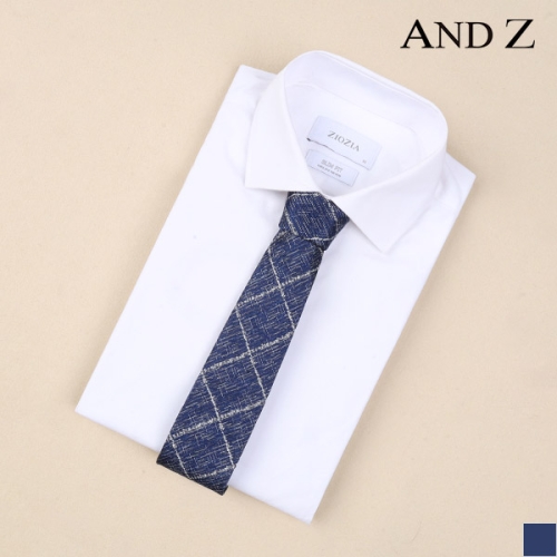 ANDZ 다이아 패턴 네이비 타이BZX5AT1205