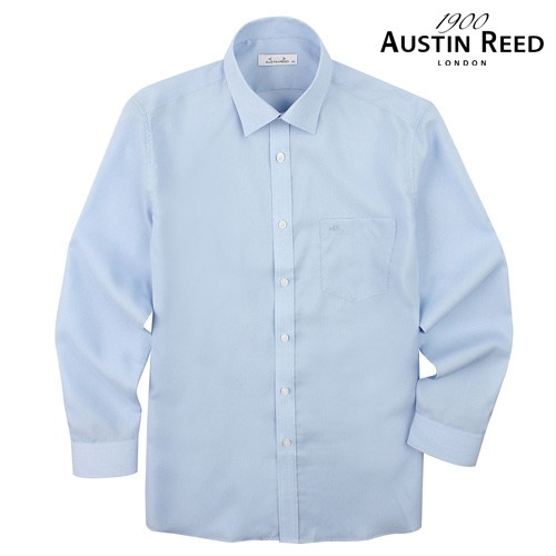 오스틴리드 변형 도트 스트레치 셔츠-A8DL1202