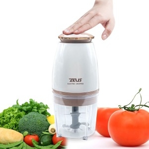 제우스  전동 다지기 믹서기 전기 마늘 볶음밥 채썰기