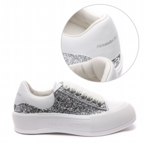 유니코 알렉산더맥퀸 데크 플림솔 스니커즈 676687_W4JF6_8240_21F