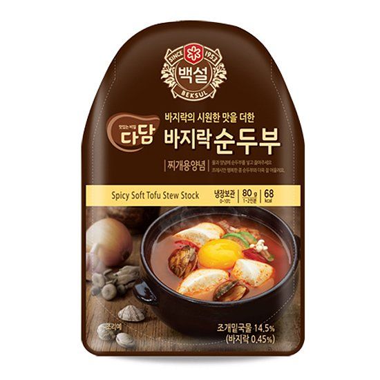 백설 다담 바지락순두부 찌개용양념 140g