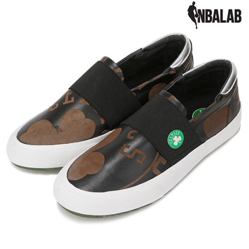 NBA LAB *한정판*프리미엄 레더 슬립온 보스턴 셀틱스 F18L003CBGR