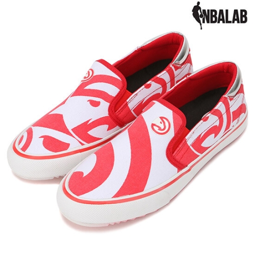 NBA LAB *한정판*캔버스 슬립온 애틀란타 호크스 F18L001HARW