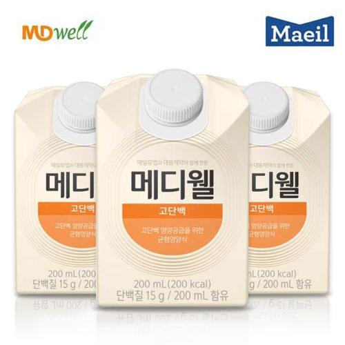 매일유업 메디웰 고단백 200ml SIG팩