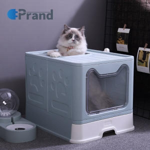 프랜디 접이식 투웨이 고양이 화장실