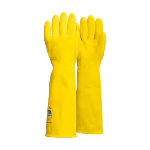 보생  공업용 고무장갑 10호 노란색 1켤레