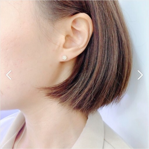 미니골드  14K 플로르 샤이닝 귀걸이 EOOM4085