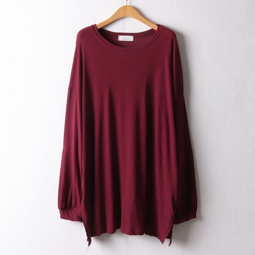 아이우먼 사이드트임롱티셔츠 KYF344M109 빅사이즈