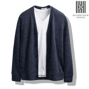  해리슨옴므 남성 모자이크 기본 가디건_RT1001