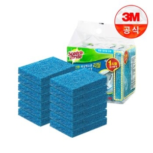 3M 스카치브라이트 크린스틱 뉴올인원 욕실청소 리필 12입