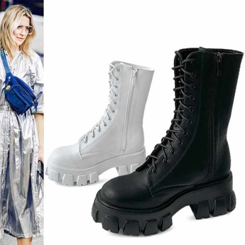 아미 k et muse 플랫폼 워커 부츠_KM21s365