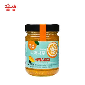 꽃샘식품 꽃샘 피어나다 국화 유자 350g
