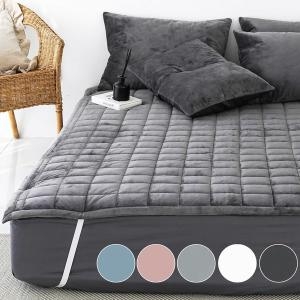 바숨 고정밴딩 극세사 침대패드