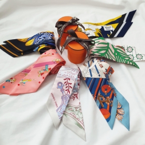 에르메스 실크 트윌리 모음 스카프 방도