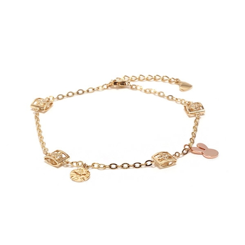 14K 비앤비골드 팔찌 유니크 앨리스 금팔찌 NPB10798 팔찌