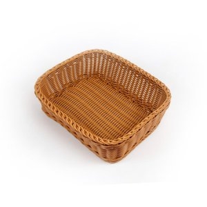 슈퍼메이트  PP라탄 직사각 바구니M VPS-017  화이트