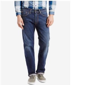  리바이스 남성 바지 청바지Mens 505™ Regular Fit Straight Jeans