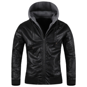 네스파 탈부착후드 가죽자켓 라이더 남자남성 블랙_SZZ_1002 L