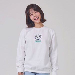 W6FFC7C  키밍 스마일 smile 맨투맨 후드티 데일리