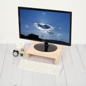 펜아저씨 원목 듀얼모니터선반 받침대