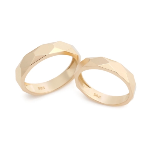 비앤비골드  14K 커플링 심플 금커플링 금반지_RCS2346