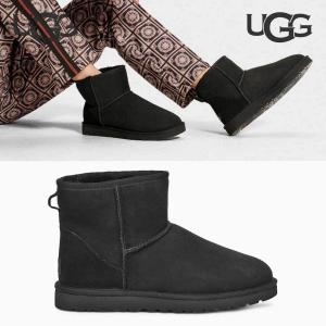 UGG 어그 남자 클래식 미니 양털부츠 블랙