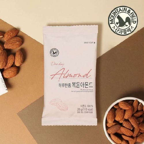 산과들에  25년산 하루한줌 햇아몬드 20g