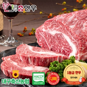 대구축협  팔공참한우 1등급이상 등심 300g