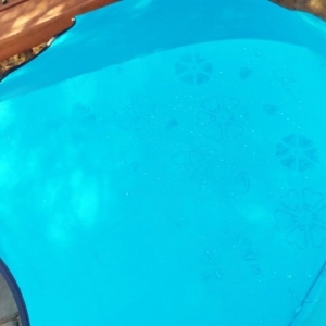 글로벌티엔티 비를 맞으면 벚꽃이 피어나는 3단우산 블루 5067286