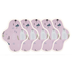 면달셋 핑크베어 면생리대 팬티라이너 5개