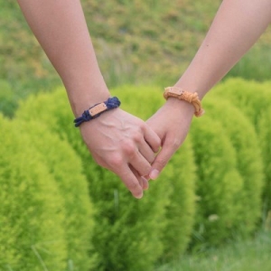 텐바이텐  업사이클링 양말목 기부팔찌 동물자유연대 후원