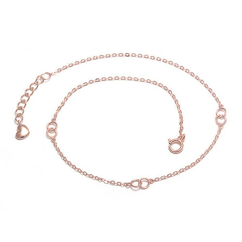 비앤비골드  14K 팔찌 심플 원형 체인 팔찌 JNA20606