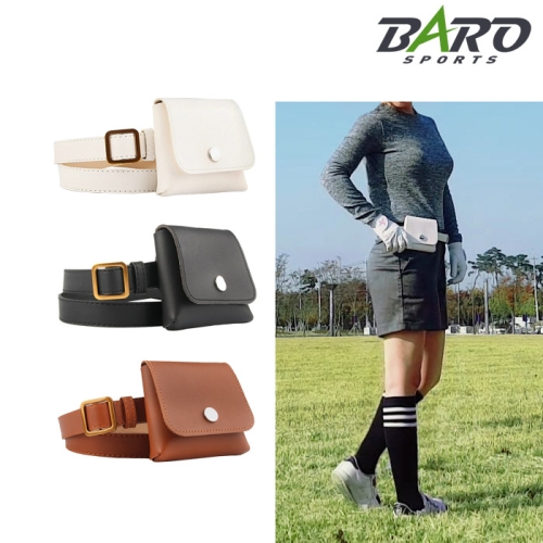 바로스포츠  여성 골프 가죽벨트 + 힙색 파우치 골프공,골프공,볼