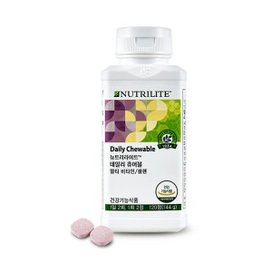 뉴트리라이트 데일리 츄어블 블루베리맛 멀티비타민