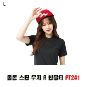 ZNL_6702007   쿨론 스판 무지 R 반팔티 PT241 남자티셔츠 반팔티 스판티셔츠 기본티 무지티