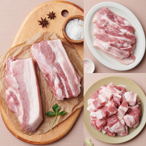 농협안심한돈  삼겹살 보쌈용 500g